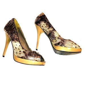 🐍Steve Madden Snake Skin Heels🐍